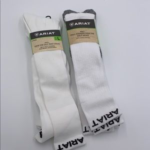 Ariat Men’s over the calf boot socks 2 packs